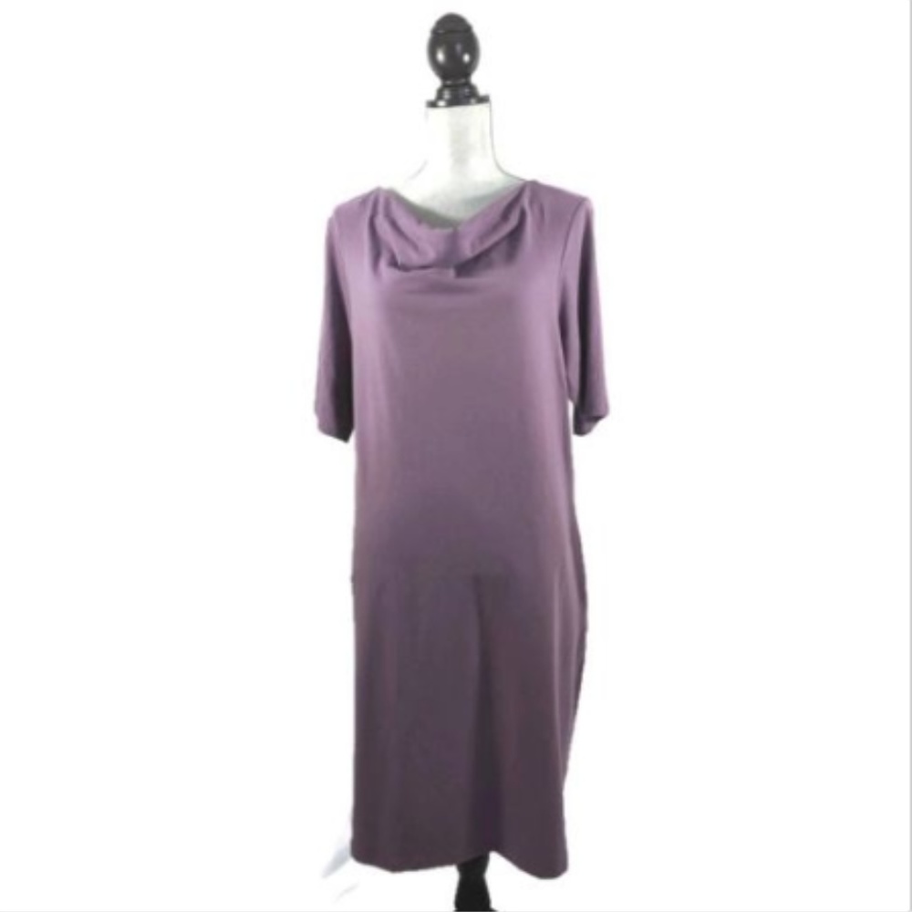Magellan's Travel Dress Short Sleeve Purple